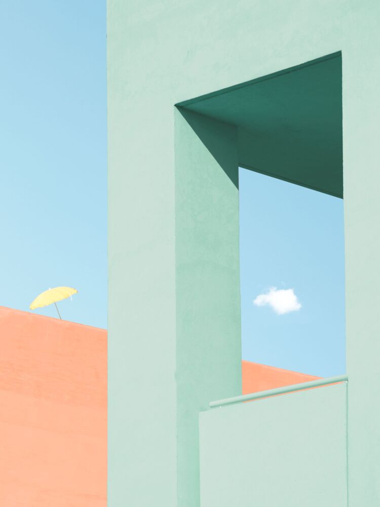Le parasol jaune
