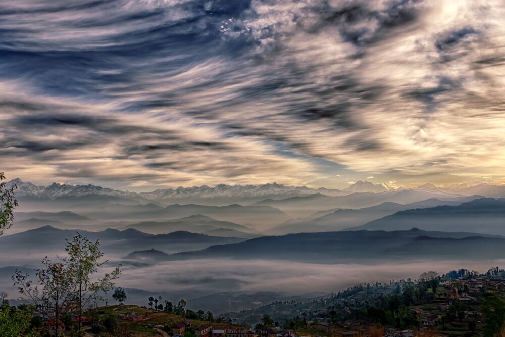 GAURISHANKAR VUE DE NAMO BUDDHA NEPAL