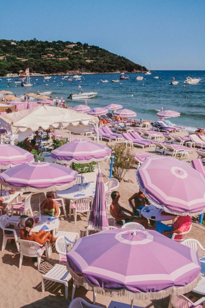 St Tropez parasols