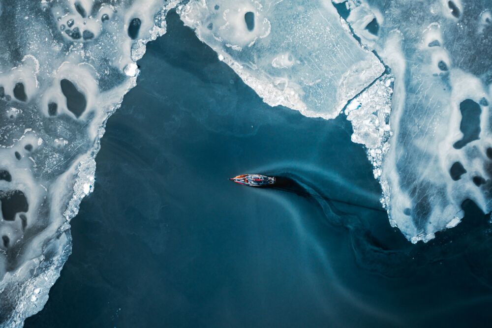 As the ice creeps closer