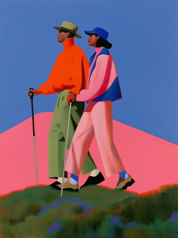 Walking into color