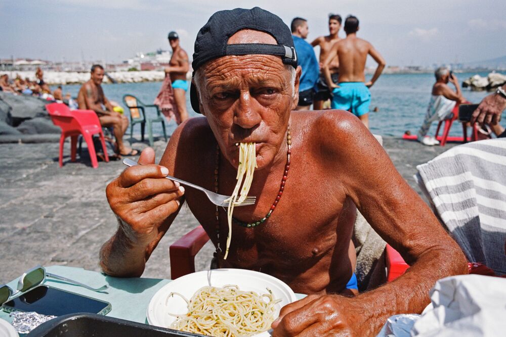 Spaghetti on the beach