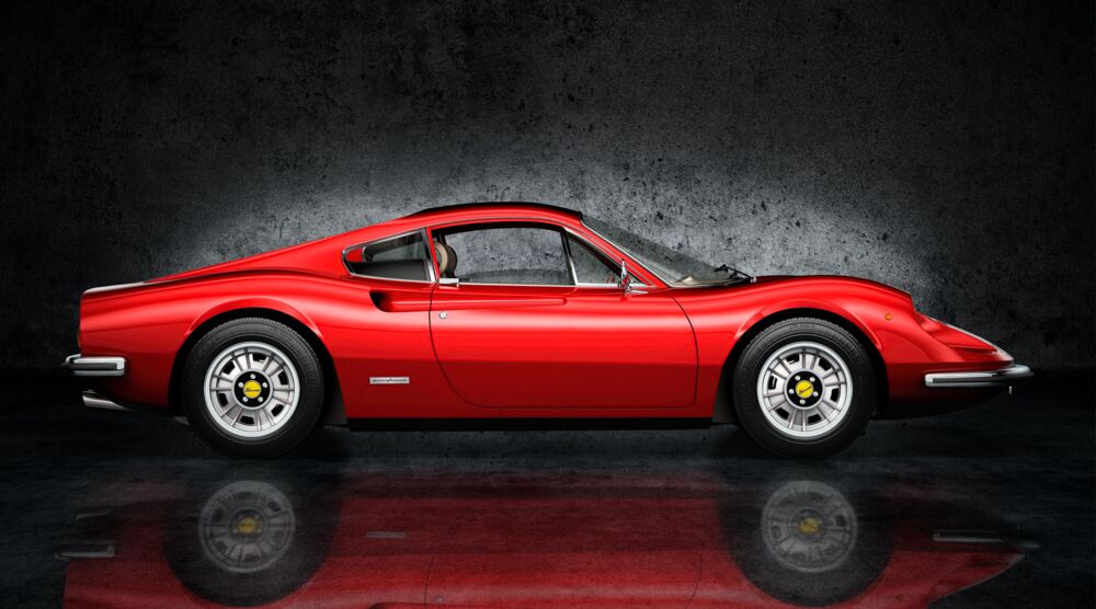 The 246GT bright red edion