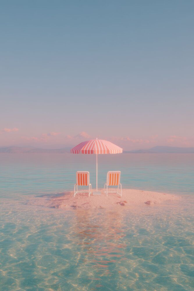 Beach-set in the blue