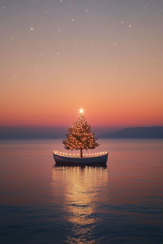 Floating Christmas tree