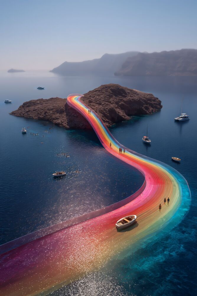 Rainbow slide