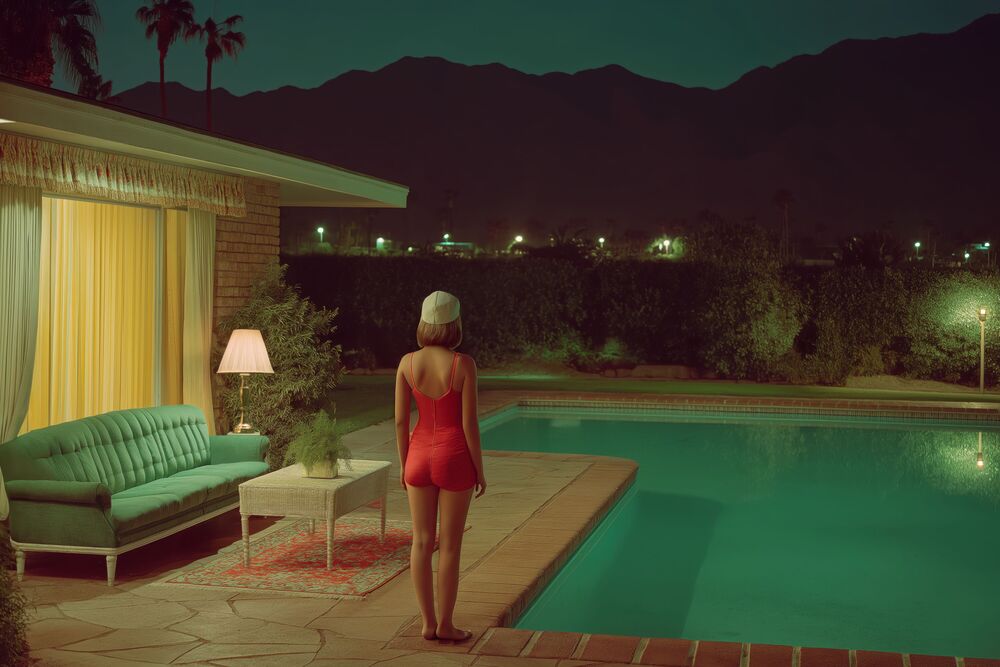 Palm springs after dark
