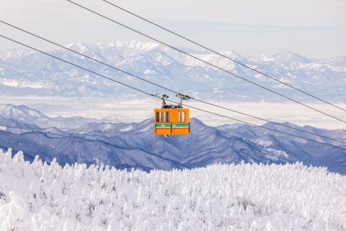 La t&eacute;l&eacute;cabine de Zao Onsen Yamagata - Loic LAGARDE - Fotografie