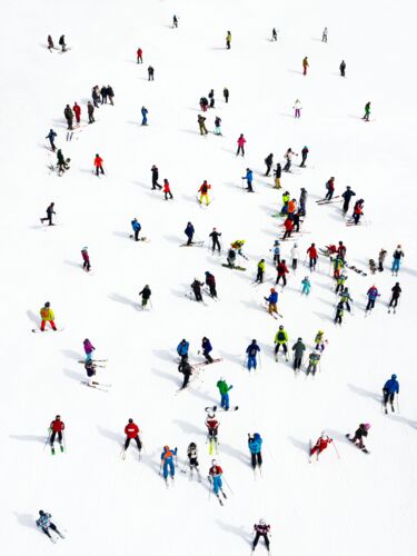 SKIERS - MARINA VERNICOS - Fotografie